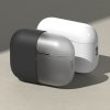 Silikonowe Etui do AirPods Pro 3 Ringke Silicone Black Case + Karabińczyk Czarne
